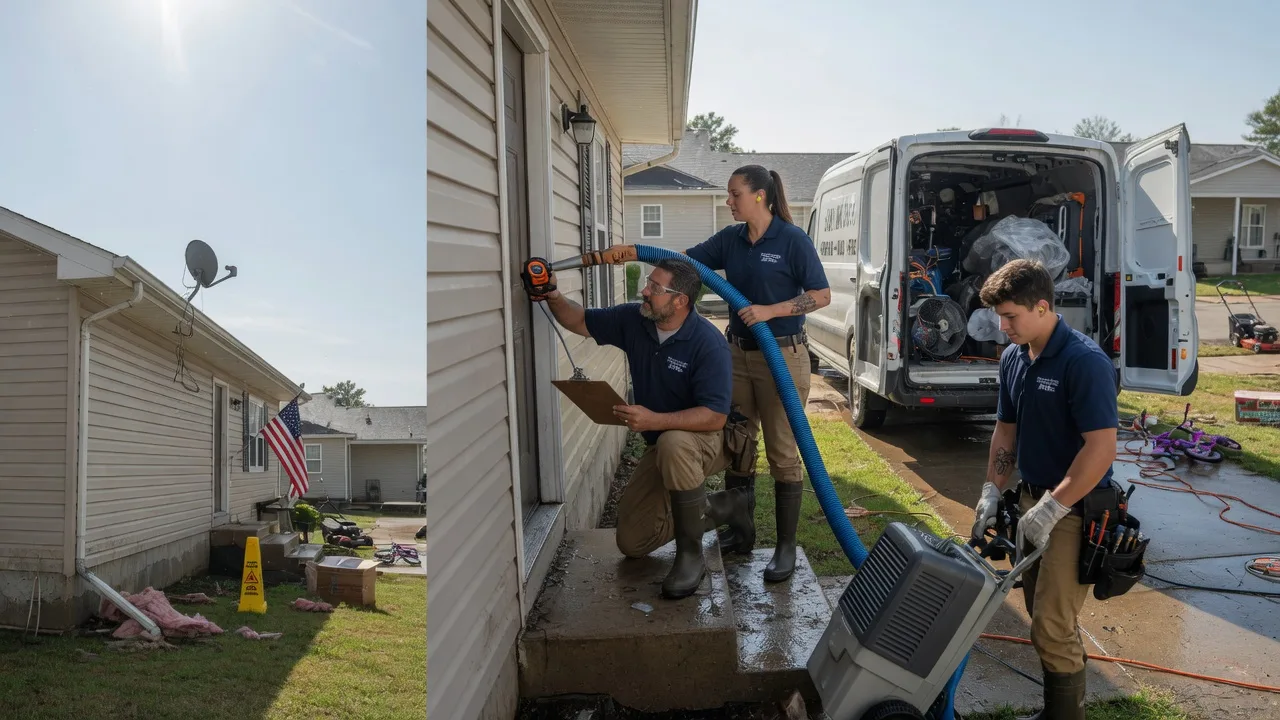 Ceiling Water Damage Restoration in Cameron, WI near me